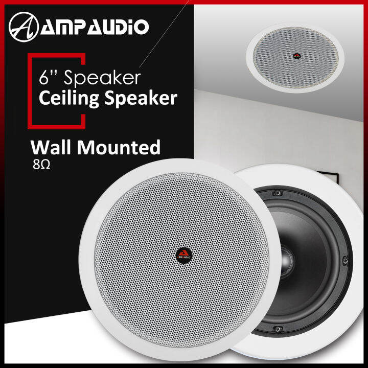 C2G 2x2 Drop In Ceiling Speaker - 70/25 Volt - Plenum Rated (TAA Complaint) - Speaker - for PA system - 12 Watt - white 並行輸入品 : 2x2 Drop in Ceiling Speaker - 70V - Plenum Rated (TAA