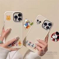 shuohaa173 เคสโทรศัพท์มือถือ โลหะ ป้องกันเลนส์ ลายการ์ตูนหมี Winnie สําหรับ iPhone 14 Plus 14 13 12 11 Pro Max X XS