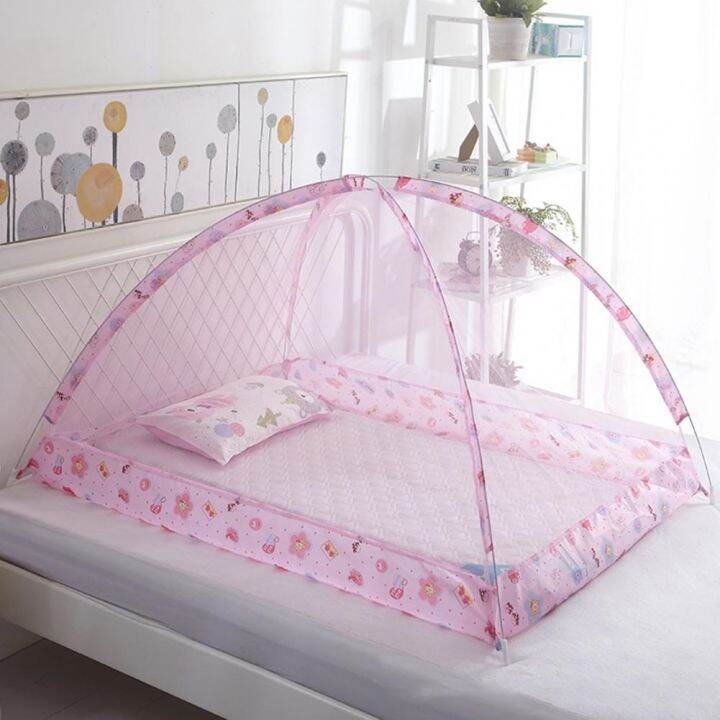 useful-baby-mosquito-net-convenient-bed-cover-curtain-open-quickly-anti-mosquito-yurt-design-bed-cover-curtain