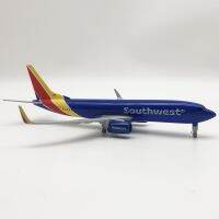 โมเดลเครื่องบิน Southwest N737 ขนาด 20 ซม. ทำด้วยเหล็ก มีล้อและขาตั้งโชว์ สวย งานละเอียด - ของเล่น ของขวัญ