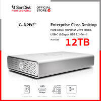 SanDisk Professional G-DRIVE™ 12TB ( SDPH91G-012T-SBAAD ) Enterprise-Class Desktop Hard Drive, Ultrastar Drive Inside, USB-C (5Gbps), USB 3.2 Gen1 HDD ฮาร์ตดิสก์ ประกัน Synnex 3ปี