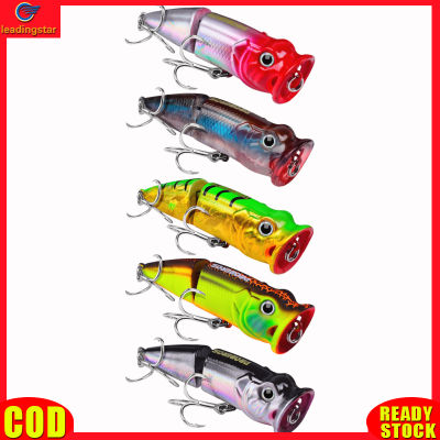 LeadingStar RC Authentic 7.3cm 11.5g Popper Fishing Lures Topwater Simulation Fishing Bait Hard Bait Fishing Accessories For Saltwater Freshwater