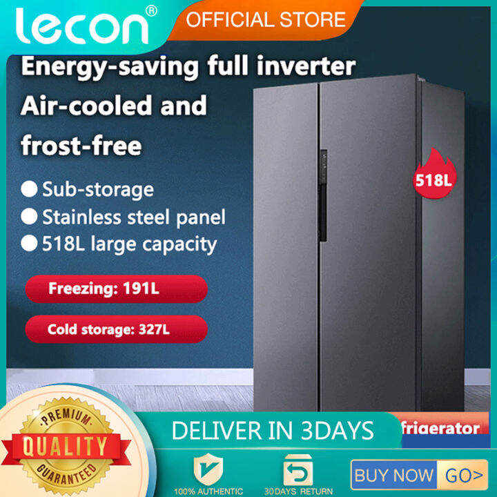 Lecon Household 18.10 cu. ft. 16.52 cu.ft. French door Refrigerator