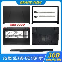 2023ใหม่สำหรับ MSI GL73 8RC/8RD(MS-17C6)/8RE GL73/ปกหลัง LCD ซีรีส์7RD GL73/ฝาปิดโน้ตบุค/บานพับ/ที่วางฝ่ามือ/เคสด้านล่างพลาสติก17.3"