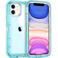 Hybrid Heavy Duty 360 Full Body Case For iPhone 14 13 11 12 15 Pro Max X XSMAX XR XS 7 8 Plus Transparent Shockproof Armor Cover