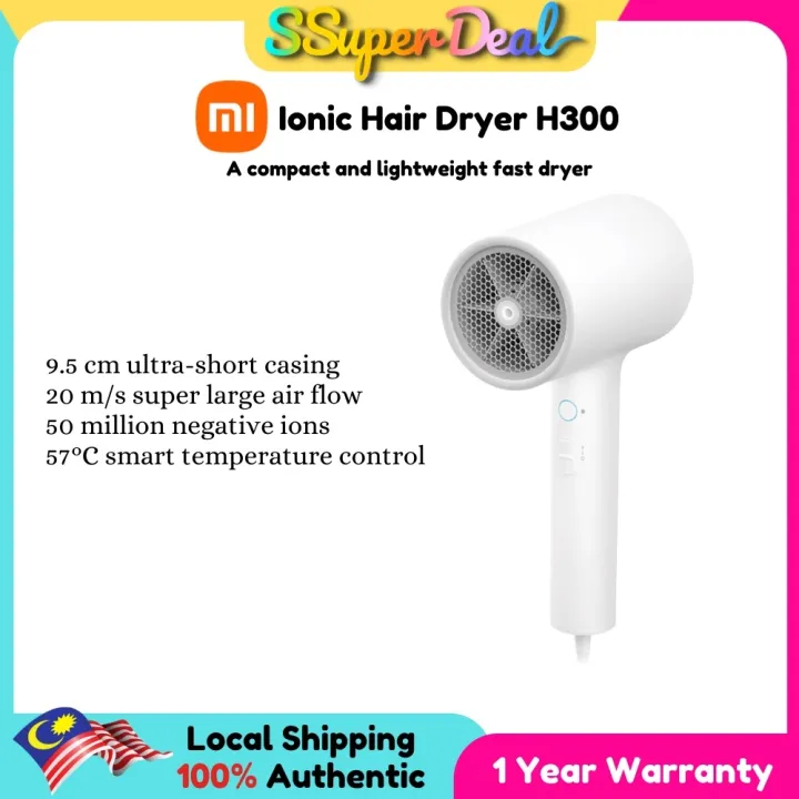 (MY 2 Pin) Mi Ionic Hair Dryers H300 Xiaomi Mi Ionic Hair Dryer ...