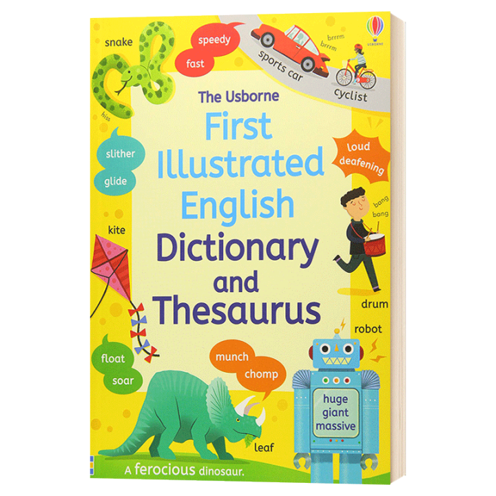 First Illustrated Dictionary and Thesaurus Learning Tool Book Lazada