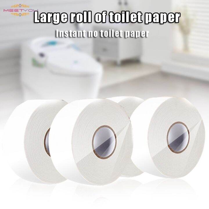 1roll Soluble Big Paper Towels Roll Toilet Roll Tissue Smooth Toilet