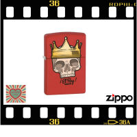 Zippo Tattooed Boy , El Rey! Skull Red Matte, new and unfired. Year 2020