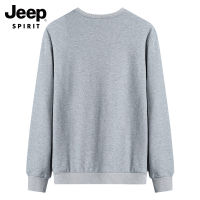 JEEP SPIRIT กีฬาใหม่ลำลองคอกลมผู้ชายเสื้อกันหนาวTH