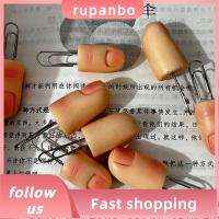 RUPANBO039392692 3ชิ้นที่คั่นหนังสือตกแต่งสุดสร้างสรรค์สนุกสนานหนังสือสำหรับตั้งโชว์ของตกแต่งงานปาร์ตี้คลิปหนีบนิ้วทำจากเรซิน