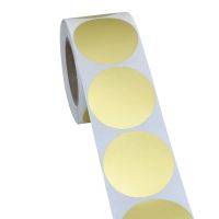 hot！【DT】¤♝№  Blank round craft Stickers seal labels 50-500pcs Labels theacher stickers for adesivo