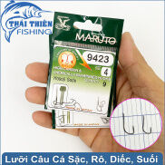 Lưỡi Câu Cá Sặc, Rô Maruto Hosoji Sode 9423 Thép Đen Siêu Cứng Cực Bén