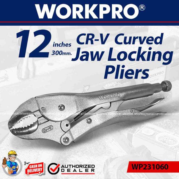 Workpro Cr V Curved Jaw Locking Pliers Mm Mm M Lighthouse Enterprise