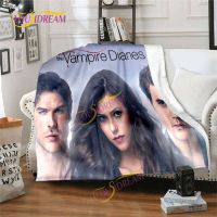 TV series The Vampire Diaries soft blanket dust cover best friend gift home pet yoga supplies hiking warm blanket