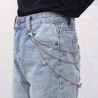 Punk Full-hole Chain Belt For Women Hipster All-match Trend Decorative Belt Fashion Girls Belts Metal Free Punch Ring Clip Pants