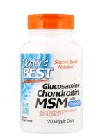 [exp06/2024] กลูโคซามีน Doctors Best, Glucosamine Chondroitin MSM with OptiMSM, 120 Caps อาหารเสริมสำหรับกระดูก