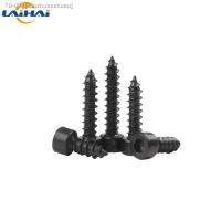 ✺✈♗ 10/ 20/ 50pcs M1.7 M2 M2.2 M2.3 M2.5 M2.6 M3 M3.5 M4 M5 Black Carbon Steel Hexagon Socket Cap Head Self Tapping Model Screws