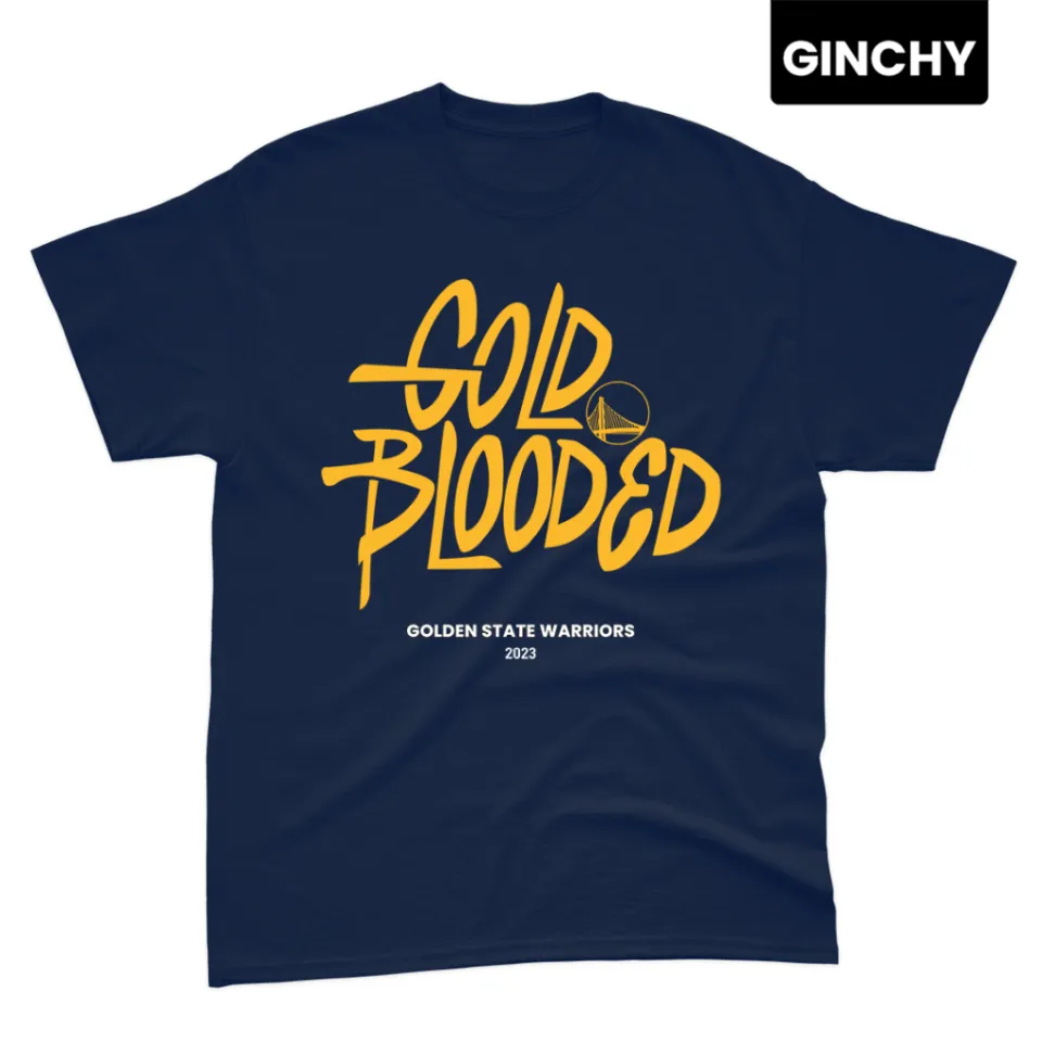 Golden State Warriors 2023 Playoffs Gold Blooded logo shirt - Limotees