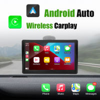 Cwwartportable TOUCH Monitor บลูทูธ WiFi แฮนด์ฟรีเครื่องเล่นมัลติมีเดีย Mirror Link 7นิ้วหน้าจอ IPS สำหรับ CarPlay Android autos