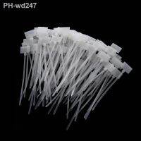 100 Pcs White Plastic Nylon Mark Tags Label Sticker Cable Zip Ties 2x11cm G07 Great Value April 4