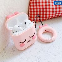 กล่องไร้สายสำหรับ2ผิวนุ่ม1เคสป้องกันสำหรับบลูทูธน่ารักฝาครอบหูฟังซิลิโคนหูฟังอุปกรณ์หูฟังสัตว์