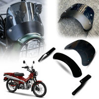 ชิวบังลมแต่งสีดำ WINDSHIELD WINDSCREEN METER VISOR SHIELD FOR HONDA CT125 2020-2022 TRAIL 125