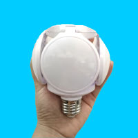 40W E27 LED Football Bulb Deformable Lights Fan Blade Folding Bulbs UFO Ball Lamp Spotlight Light White for Garage