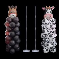 1set Balloon Column Stand Holder Sticker Kits Arch Stand Animal Balloons for Kids Birthday Party Baby Shower Decoration Supplies Balloons