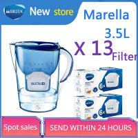 Brita Marella 3.5L จากประเทศเยอรมันขวดน้ำกรองพร้อมกับ13องค์ประกอบตัวกรองแพคเกจหนึ่งปี