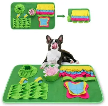 Pet Snuffle Mat for Dogs Cat Boredom Interactive Feed Game