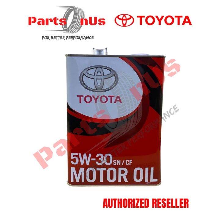 Toyota Genuine 4Liter Motor Oil For Gas And Diesel Engine 5W-30/JAPAN ...