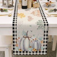 For Maple Leaf Wedding Pumpkin Christmas Country Runner Table Thanksgiving