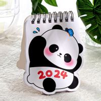 Office Desk Calendar Desk Calendar for Students 2024 Desk Calendars Cute Panda Pattern Standing Academic Year Planner for Home