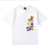 Unisex High Street Drew New Loose Print Casual Short Sleeve Crew Neck T-Shirt