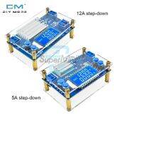 diymore  1.2-32V 5A/12A จอแสดงผล LCD ปรับขั้นตอนลงแรงดันคงที่ปัจจุบัน Buck โมดูล DC DC Buck Converter แหล่งจ่ายไฟโวลต์มิเตอร์แอมมิเตอร์