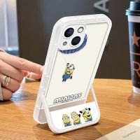 Funny Cartoon Couple IPhone 14 13 Phone Soft Case Compatible for IPhone 7 8 Plus X XS MAX XR 1112 Pro Max SE 2020 Casing Transparent TPU Drop-proof Full Protection Cover with Stand