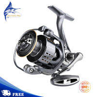 รอกตกปลาแบบหมุนได้ Da2000-7000 3 + 1bb ลากสูงสุด15กก. Ultralight Long Casting Metal Fishing Tackle