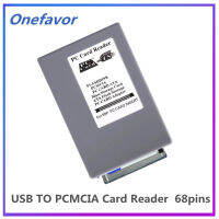 ใหม่ USB เครื่องอ่านการ์ด PCMCIA เครื่องอ่านการ์ด USB 2.0เครื่องอ่านการ์ดพีซีตัวอ่านการ์ด ATA สำหรับ68พินพีซีการ์ด ATA