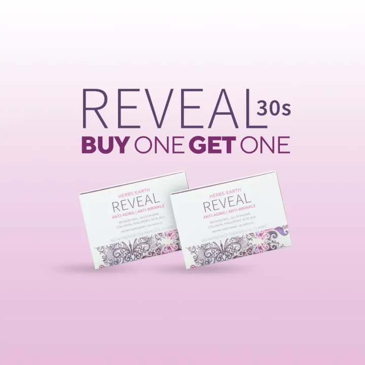 REVEAL 30's BUY ONE TAKE ONE Glutathione Collagen Age Defy Whitening