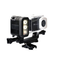 30เมตรใต้น้ำกันน้ำดำน้ำ LED Gopro ไฟ LED โคมไฟจุดสำหรับ GoPro ฮีโร่9 8 5 4 3 3 2 SJCAM XIAOYi กล้องกีฬา