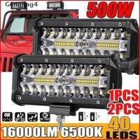 Gongjing4 500W 7  ไฟ Led ไฟทํางานสําหรับรถออฟโรด Suv รถบรรทุก 5211028﹍