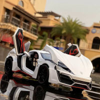 1:24 Lykan Hypersport ล้อแม็กรถสปอร์ตรุ่น D Iecast และของเล่นยานพาหนะโลหะรถแข่งรุ่นเสียงและแสงคอลเลกชันของขวัญเด็ก