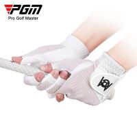 ★New★ Positive golf gloves womens hands summer breathable fingerless Korean version of GOLF gloves mesh non-slip sports gloves