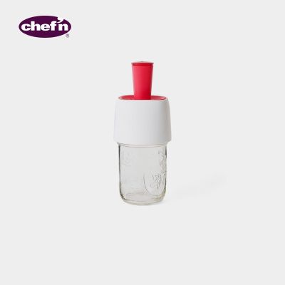 Chefn QuickPit Cherry Pitter Preserve Prep Lid - Baking White/Cherry อุปกรณ์เจาะเม็ดเชอรี่ออก