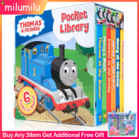 หนังสือภาษาอังกฤษ Thomas and Friends Pocket Library Board สําหรับเด็ก 6 ชิ้น