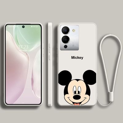 [ฟรี] Infinix Note 12 G96 Note12 G88 11S 11 Pro 11 10 Pro 10 8 Stylish Mickey Mouse ยางฝาครอบโทรศัพท์ Liquid Silicon กันกระแทกปลอก