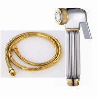 Solid Brass Toilet Handheld Pet Diaper Sprayer Shower Bidet Spray Shattaf Rinse Kit Jet Tap with Hose BD201-1