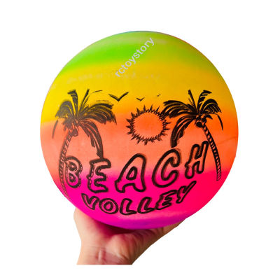 Rctoystory บอล บอลชายหาด ลูกบอลเป่าลม  ลูกบอล เด้งดึ๋ง ของเล่นเด็ก บอลยาง นิ่ม ขนาด 21-25  ซม. ตามต้องการ