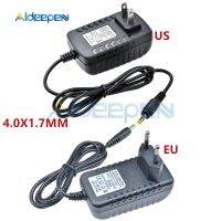 【Direct-sales】 อะแดปเตอร์แปลงไฟ DC 12V 1.8A 2A ตัวจ่ายไฟปลั๊ก Us/eu 4.0X1.7MM 5.5X2.1MM อินพุต AC 100-240V 50/60Hz ความยาวสาย1M